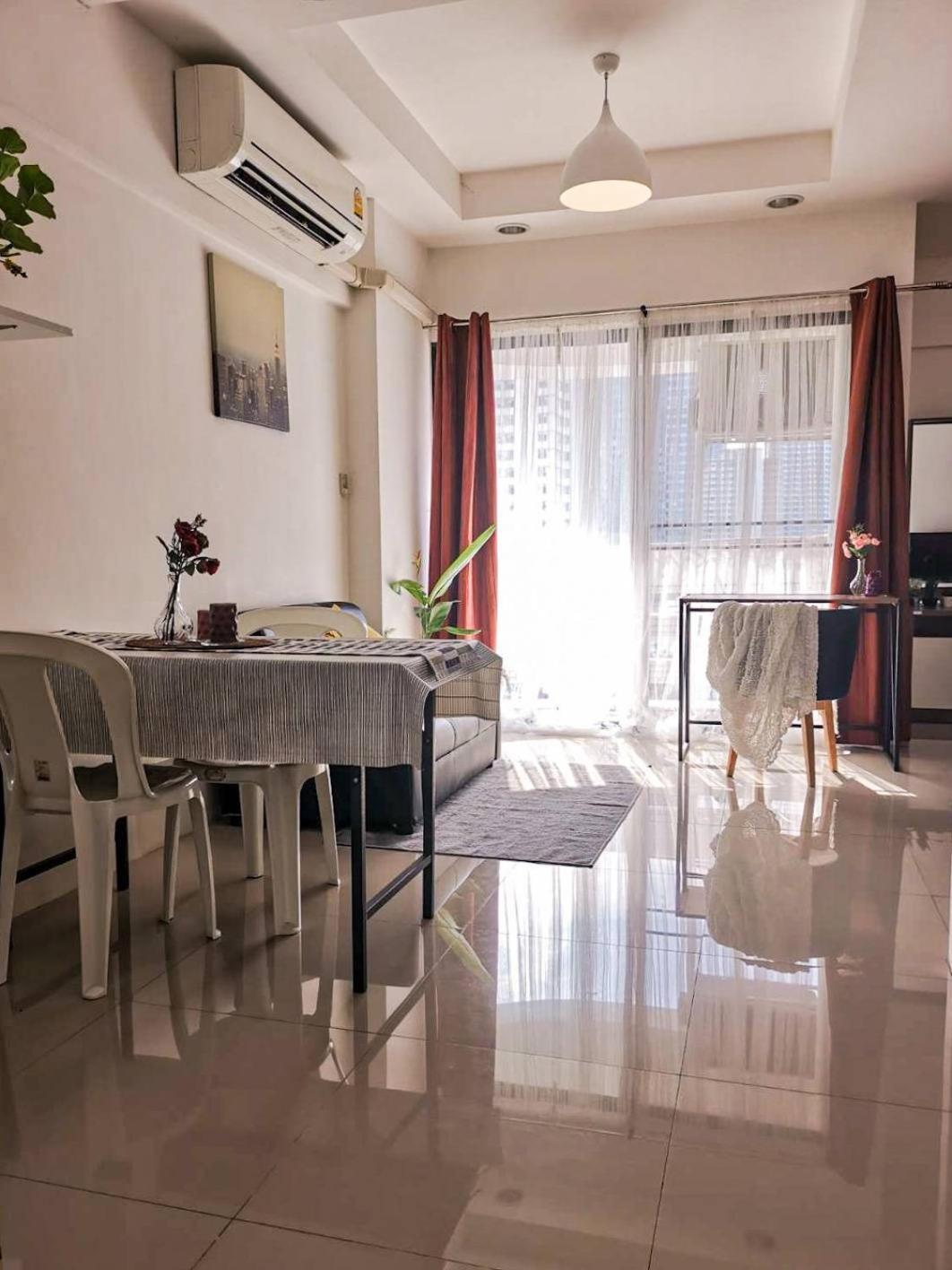 Tower Resident In The Heart Of Bangkok Shopping Center Apartment Makkasan Luaran gambar